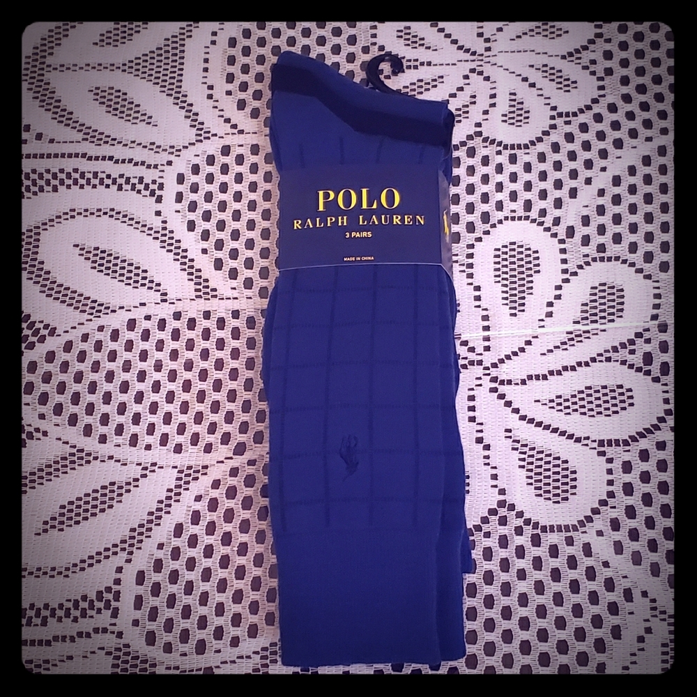 Polo Ralph Lauren Classic Mens Dress Socks 3 Pairs